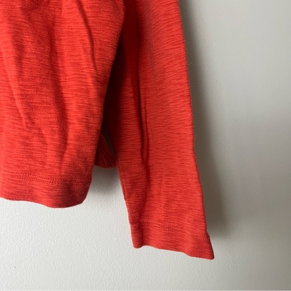 Banana Republic Orange Cropped Cowl Neck Top Sweater Small Petite - Picture 6 of 6
